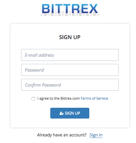 ビットレックス（BITTREX）・登録方法3