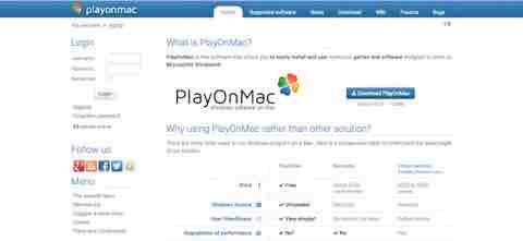 PlayOnMacのダウンロードサイト
